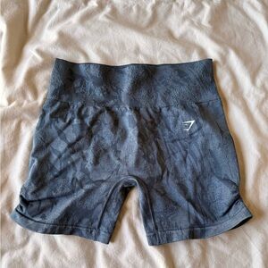 Gymshark Adapt Camo Seamless Shorts - Titanium Blue/Denim Grey